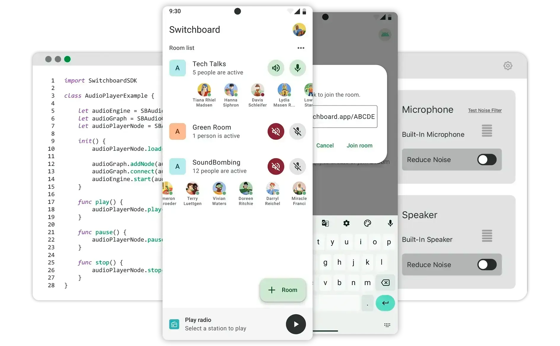 Switchboard SDK — modular audio graph across devices and platforms